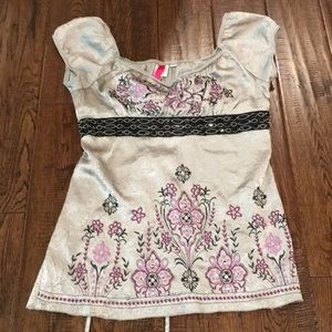 Beaded & sequin top size L. Gently worn.